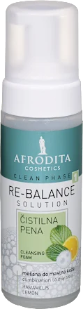 Pena za čišćenje lica AFRODITA Clean phase rebalance 150ml