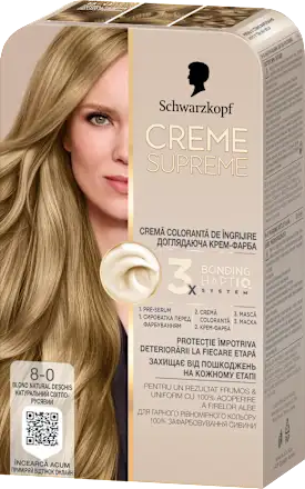Farba za kosu SCHWARZKOPF Creme Supreme  8-0 blond natural