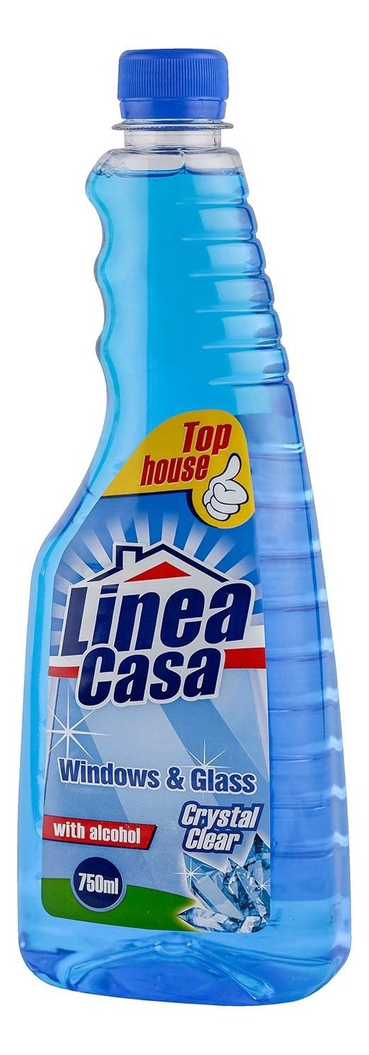 Sredstvo za čišćenje staklenih površina LINEA CASA refil 750ml