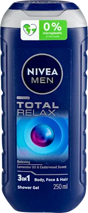 Gel za tuširanje NIVEA MEN total relax 3in1 250ml