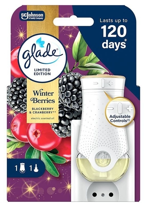 Osveživač prostora GLADE električni osveživač baza berry 20ml