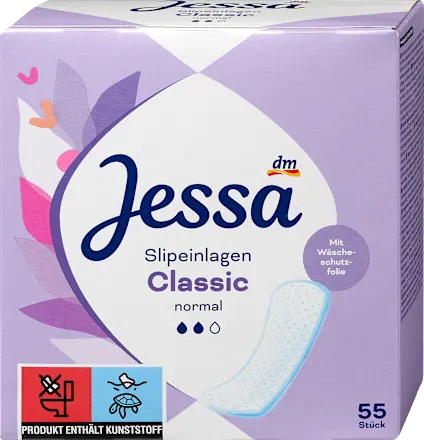 Higijenski ulošci JESSA Classic dnevni  sa zaštitnom folijom normal 55kom