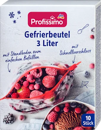 Kese za zamrzivač PROFISSIMO Quick'n fresh sa zatvaračem 3l 10kom