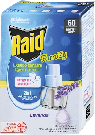 RAID dopuna za aparat protiv komaraca lavanda 36ml