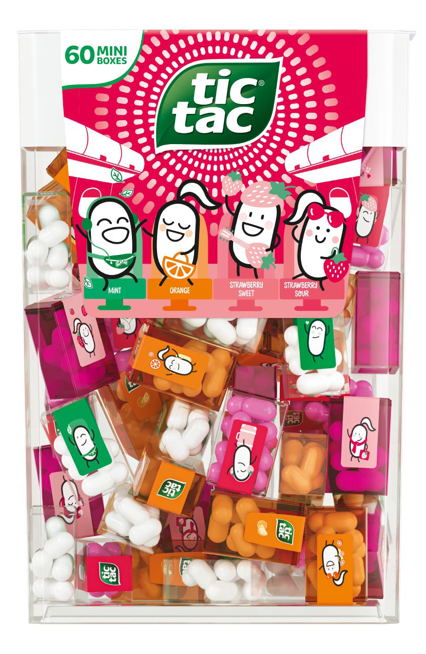 Bombone TIC TAC Mix strawberry 228g
