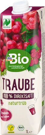 Negazirani sok DM BIO mutni grožđe 1l