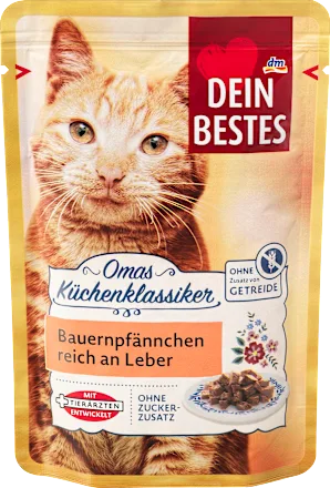 Hrana za mačke DEIN BESTES Omas Kuchenklassiker jetra 100g