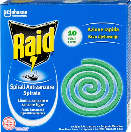 RAID spirale protiv komaraca 10kom