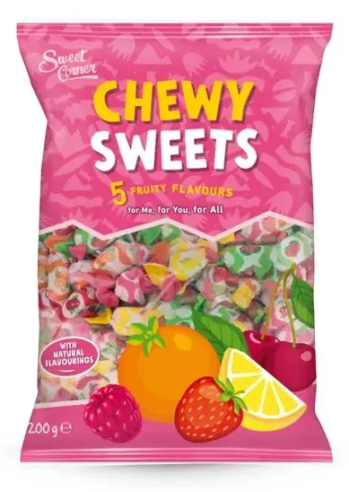 Voćne karamele SWEET CORNER chewy sweets 400g