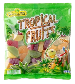 Gumene bombone SUGARLAND Tropical fruits 300g