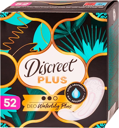 Higijenski ulošci DISCREET Deo Waterlilly plus  52kom