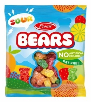 Gumene bombone PIONIR sour bears 100g