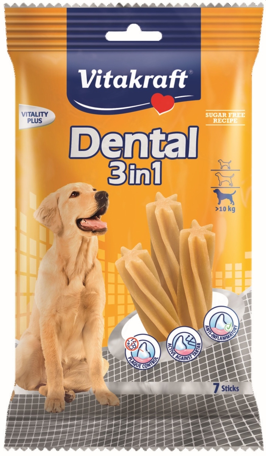 Poslastice za pse VITAKRAFT Dental 3u1 180g