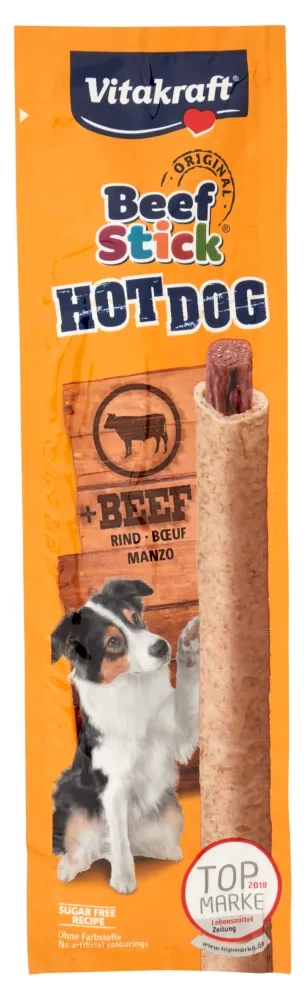 Poslastice za pse VITAKRAFT Beef Stick Hot Dog 12g