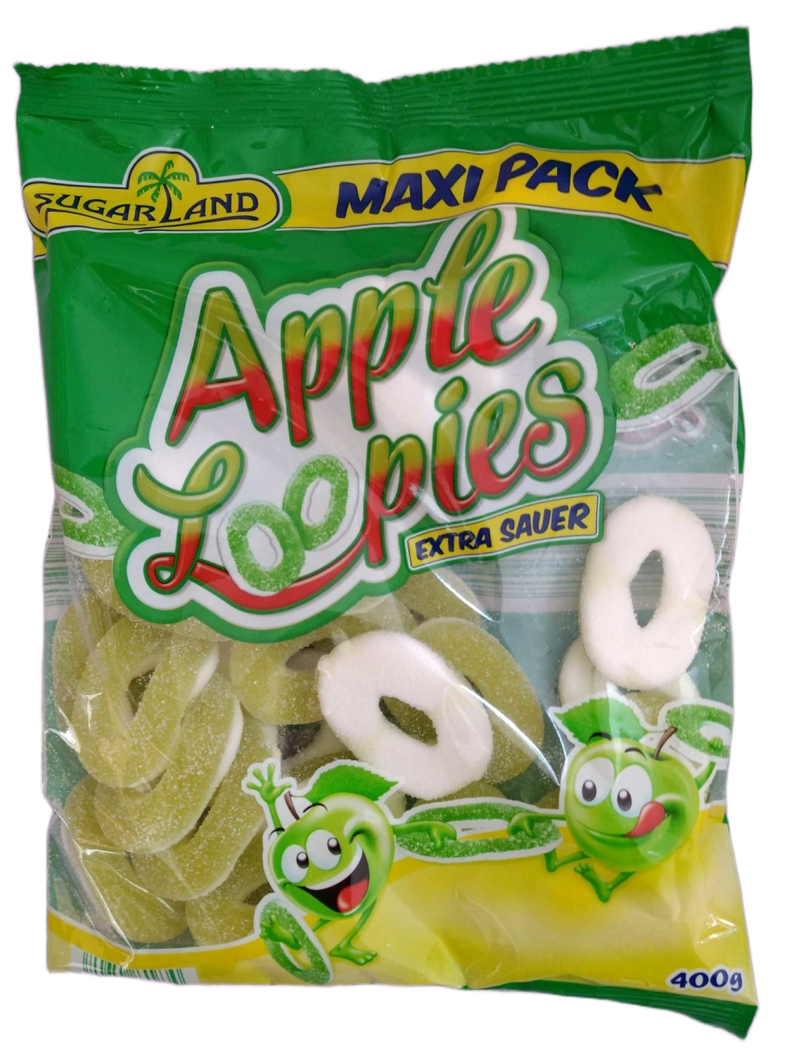Gumene bombone SUGARLAND Apple loopies 400g