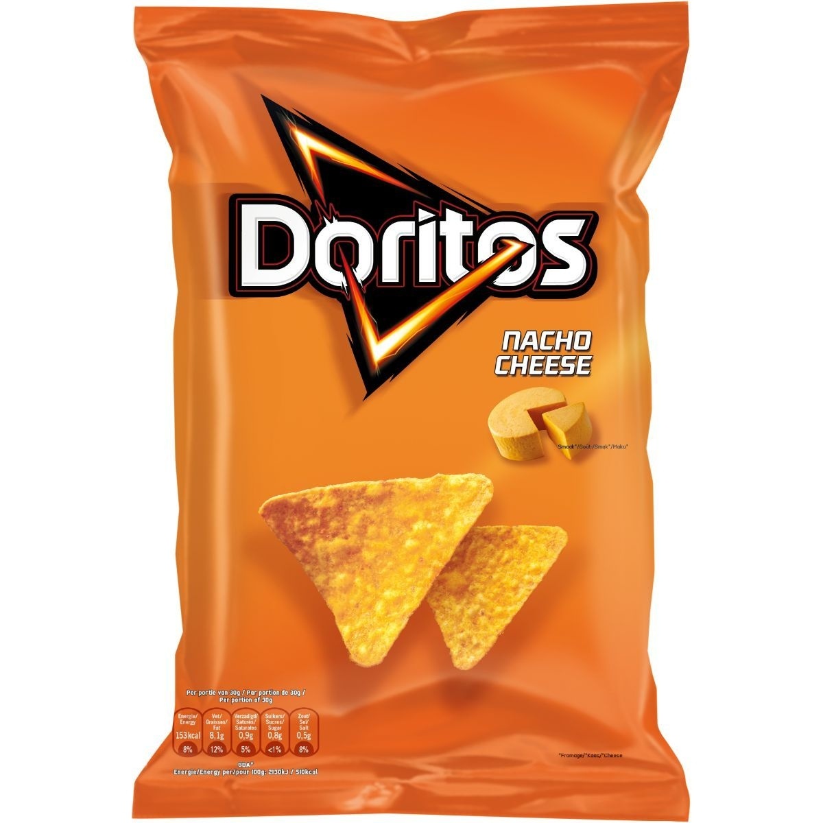 Čips tortilja DORITOS Nacho cheese 170g