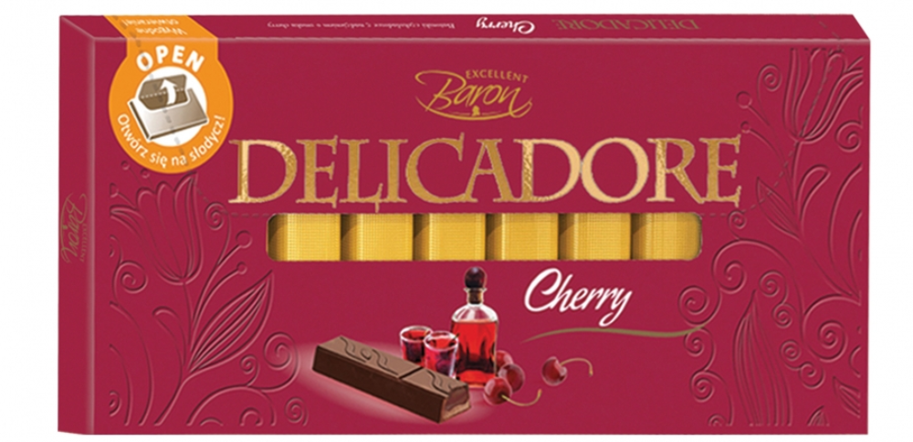 Čokolada DELICADORE cherry 200g