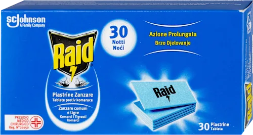RAID tablete za aparat protiv komaraca 30kom