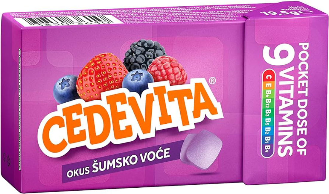 Bombone CEDEVITA šumsko voće 18g