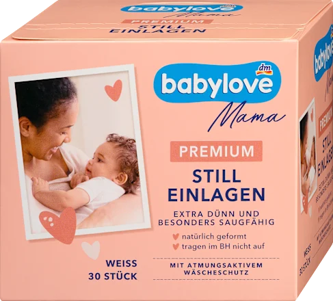 Jastučići za dojilje BABYLOVE Mama sa lepljivom trakom 30kom