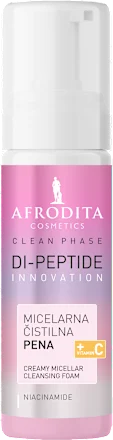 Pena za čišćenje lica AFRODITA Clean phase di-peptide micelarna 150ml