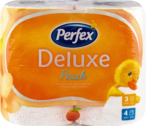 Toalet papir BONI PERFEX De Luxe breskva 3sl 4 kom