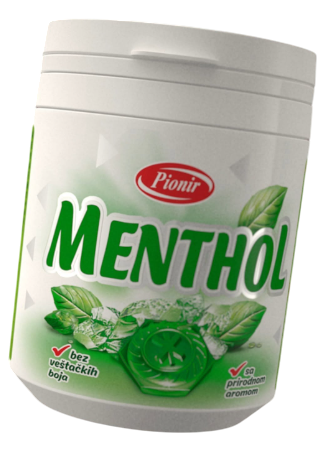 Bombone PIONIR Menthol to go 100g