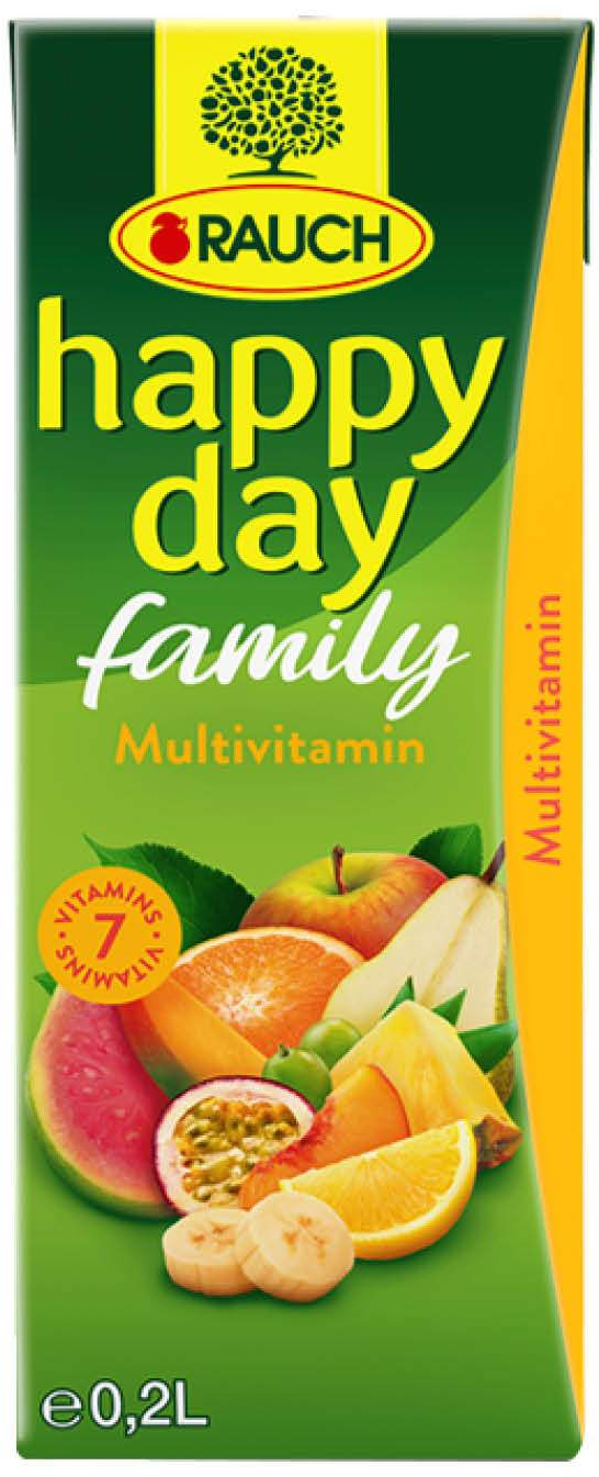 Negazirani sok HAPPY DAY Family multivitamin 200ml