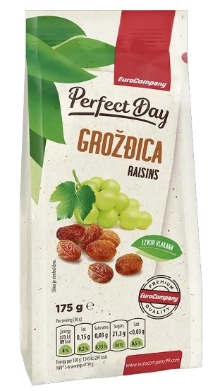 Suvo grožđe EUROCOMPANY Perfect day 175g