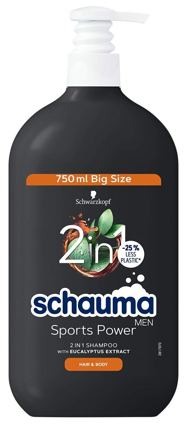 Šampon za kosu SCHAUMA sport power 750ml