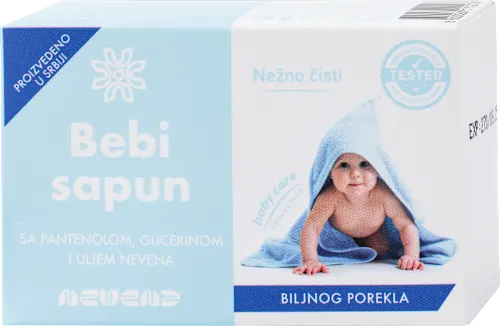 Sapun NEVENA Baby plavi 78g 3+1 gratis