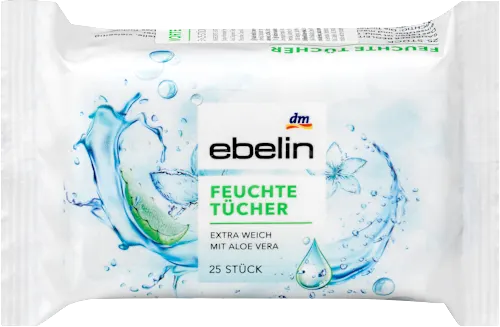 Vlažne maramice EBELIN aloe vera 75kom