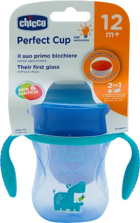 CHICCO No spill čaša Perfect 360 stepeni (12m+) plava 200ml