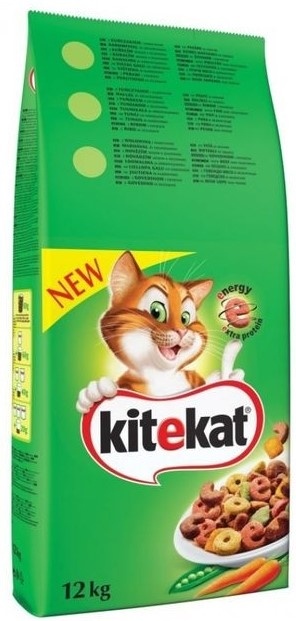 Hrana za mačke KITEKAT govedina i povrće 12kg