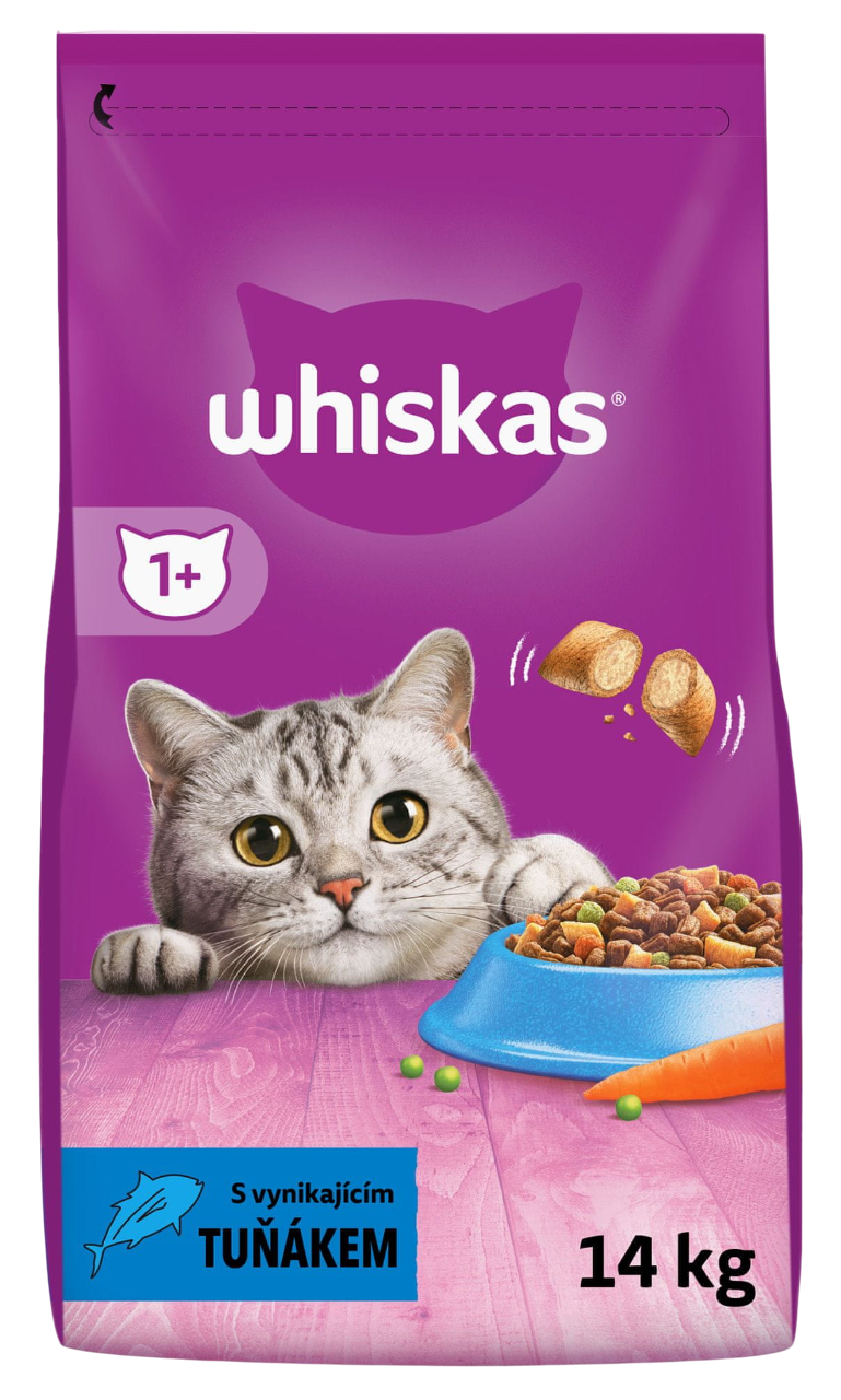 Hrana za mačke WHISKAS Adult briketi za mačke tunjevina 14kg