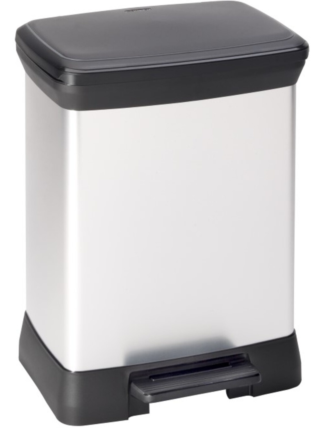 Kanta za smeće CURVER deco silver 30l