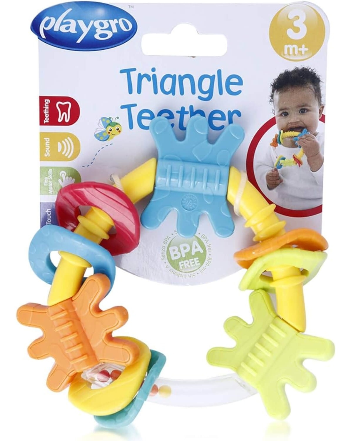 PLAYGRO glodalica igračka žuta