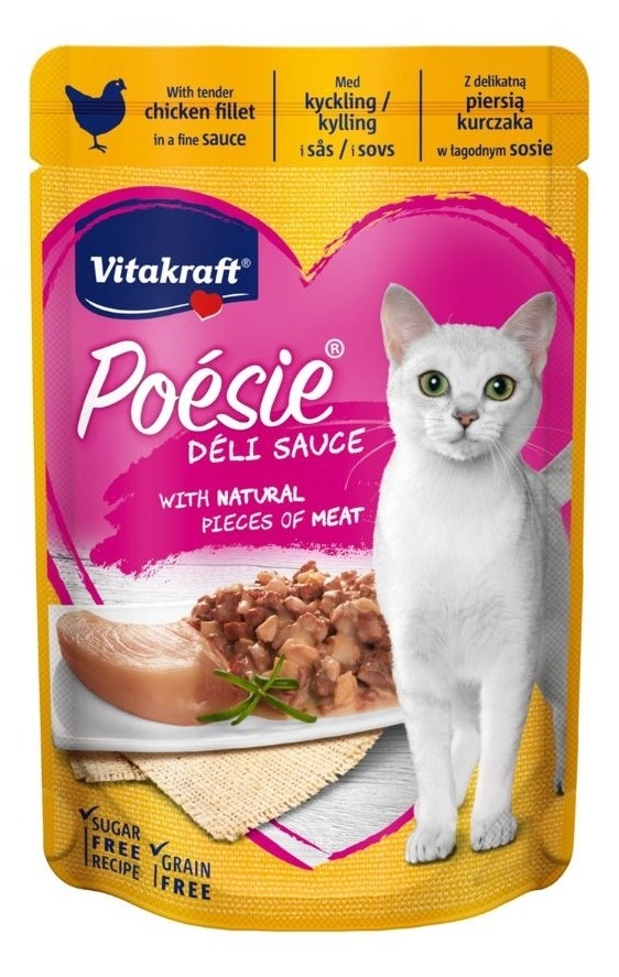 Hrana za mačke VITAKRAFT poesie piletina 85g