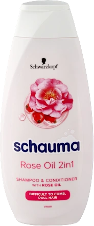 Šampon za kosu i regenerator za kosu SCHAUMA rose oil 2u1 400ml