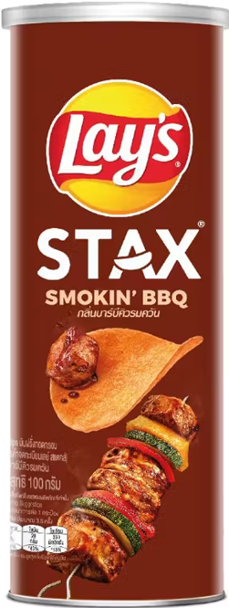 Čips LAY'S spicy  Stax BBQ 100g
