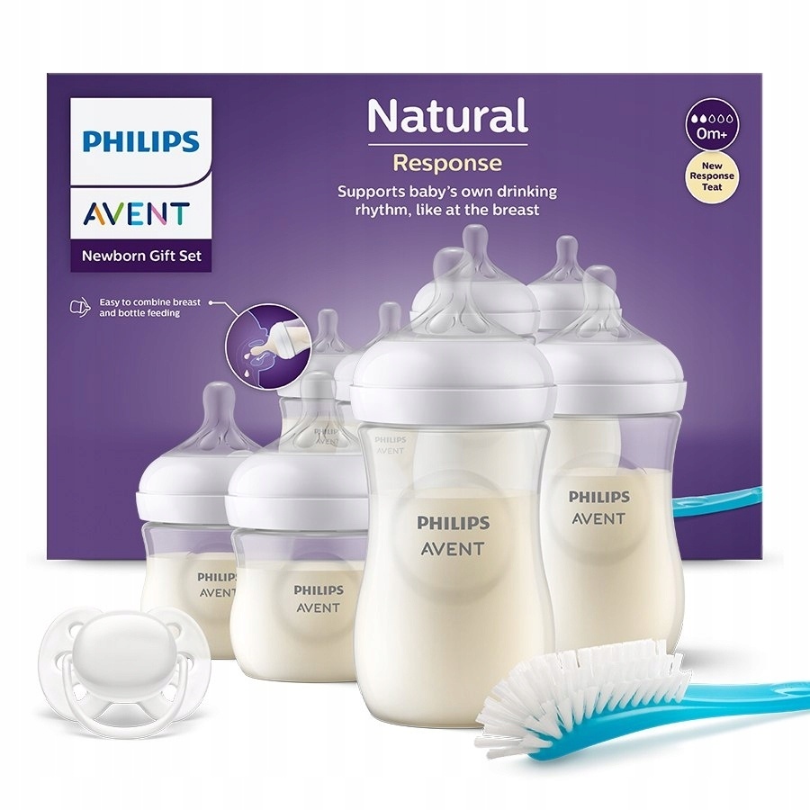 AVENT Natural Response set flašica 4kom četka i cucla