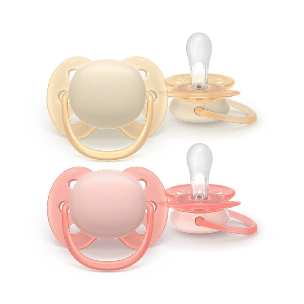 AVENT varalica Ultra Soft (0-6m) koral i žuta 2kom