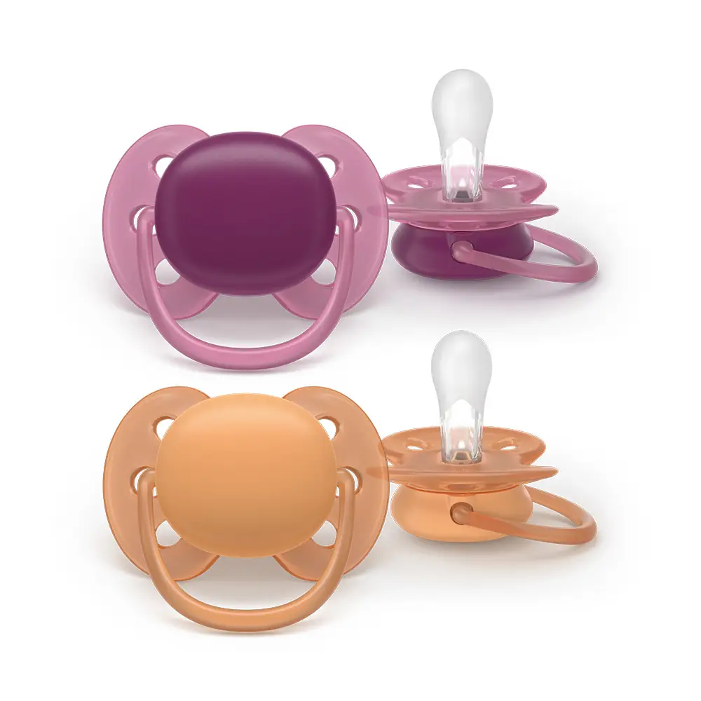 AVENT varalica Soft (18m+) narandžasta i lila 2kom