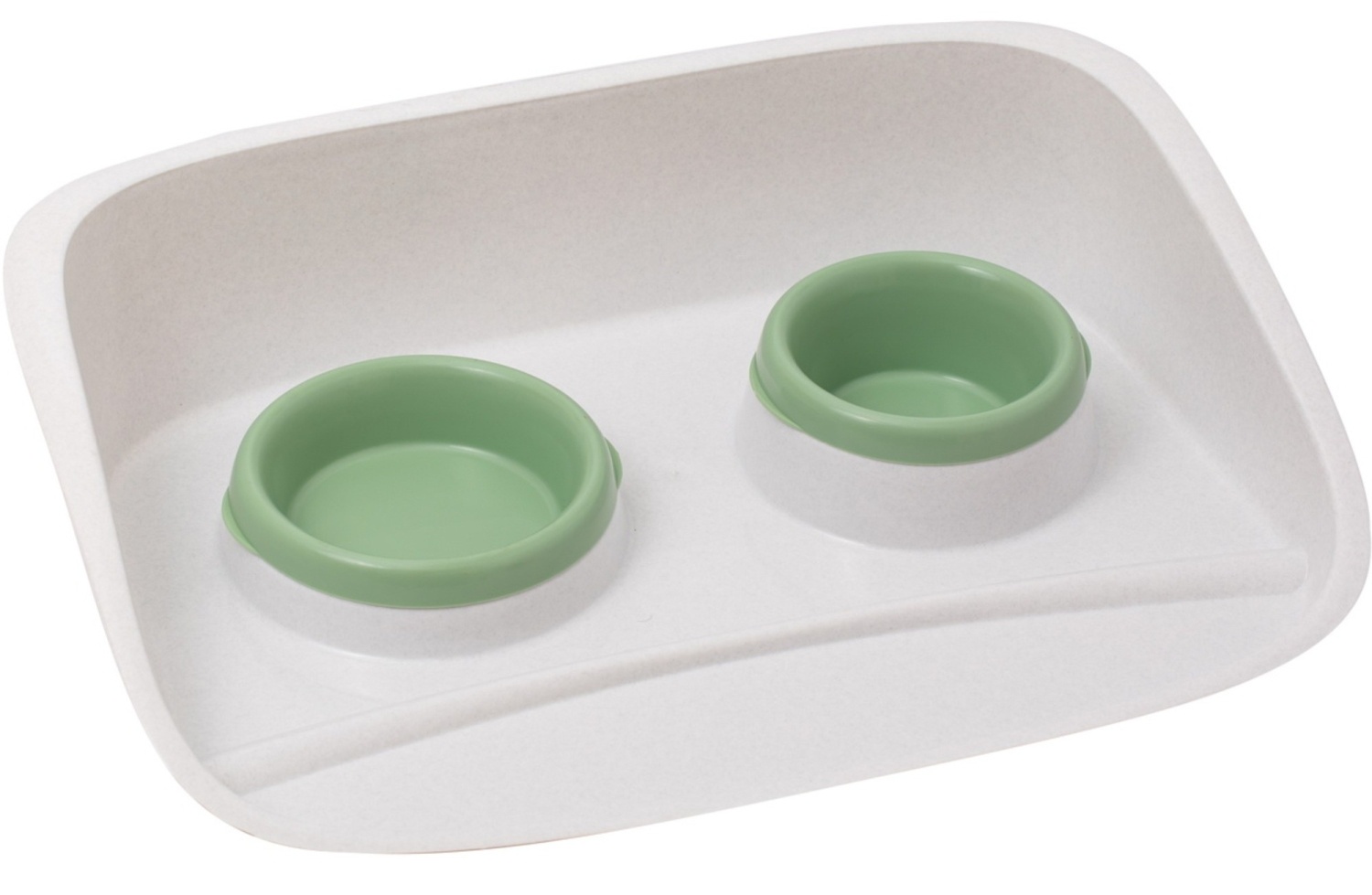 PETMAX Stella set dve činije 0,25+0,3l zeleni