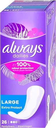 Higijenski ulošci ALWAYS Extra protect large dnevni  26kom