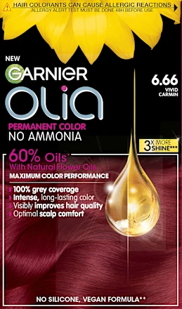 Farba za kosu GARNIER OLIA 6.66 vivid red