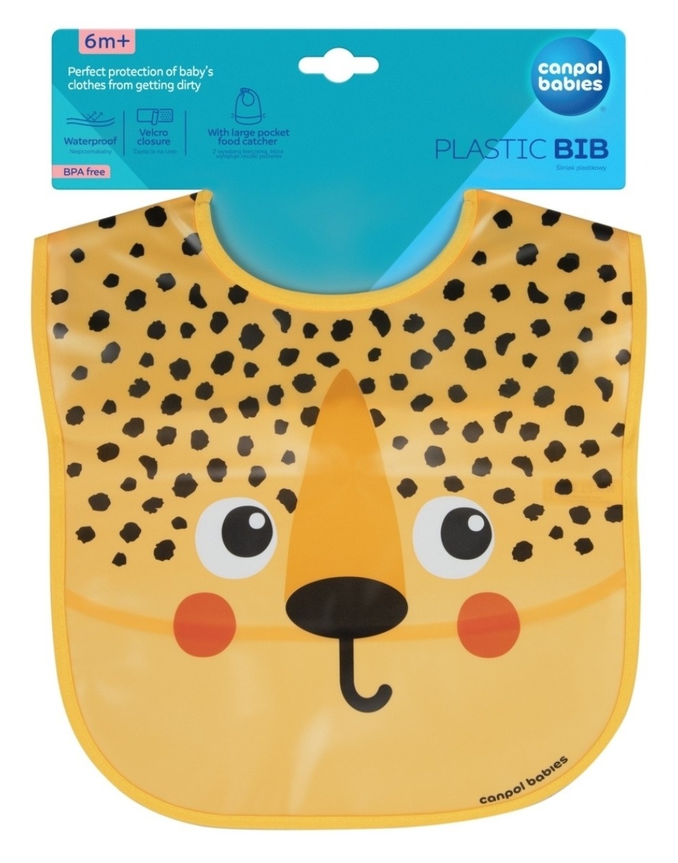 CANPOL BABIES portikla za bebe sa džepom Cheetah