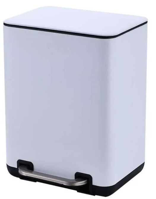 Kanta za kupatilo ESTIA bela 6l ES02-20958