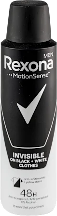 Dezodorans za muškarce REXONA Invisible Black & White  u spreju za muškarce 150 ml