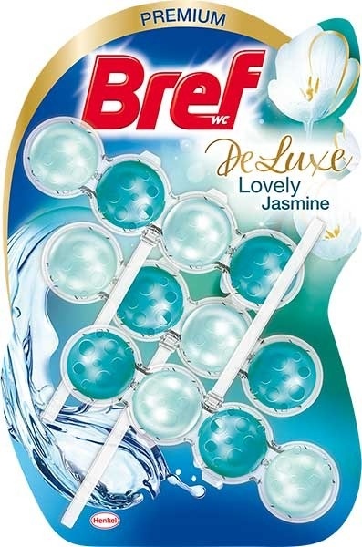 WC osveživač BREF DeLuxe jasmine 3x50g